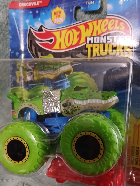 Hot Wheels Other - Monster Trucks Crocovile - Green Hot WHEELS Truck
